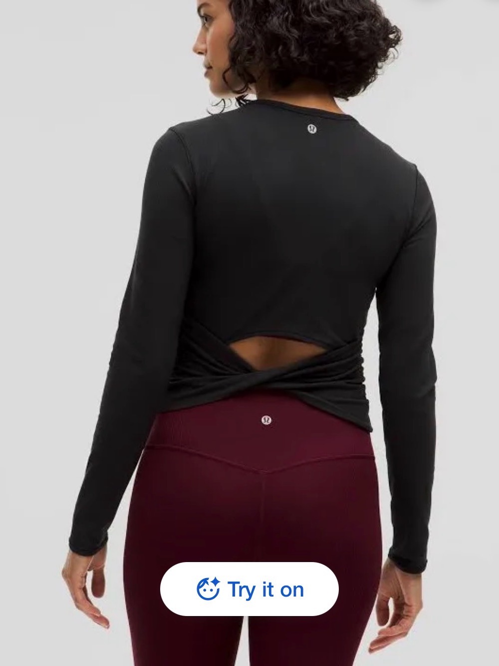 Lululemon All it Takes Back-Twist Ribbed Long Sleeve